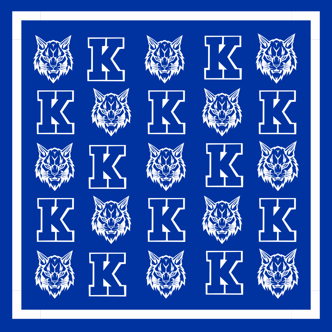 Gameday Bandana Scarf- Royal Blue