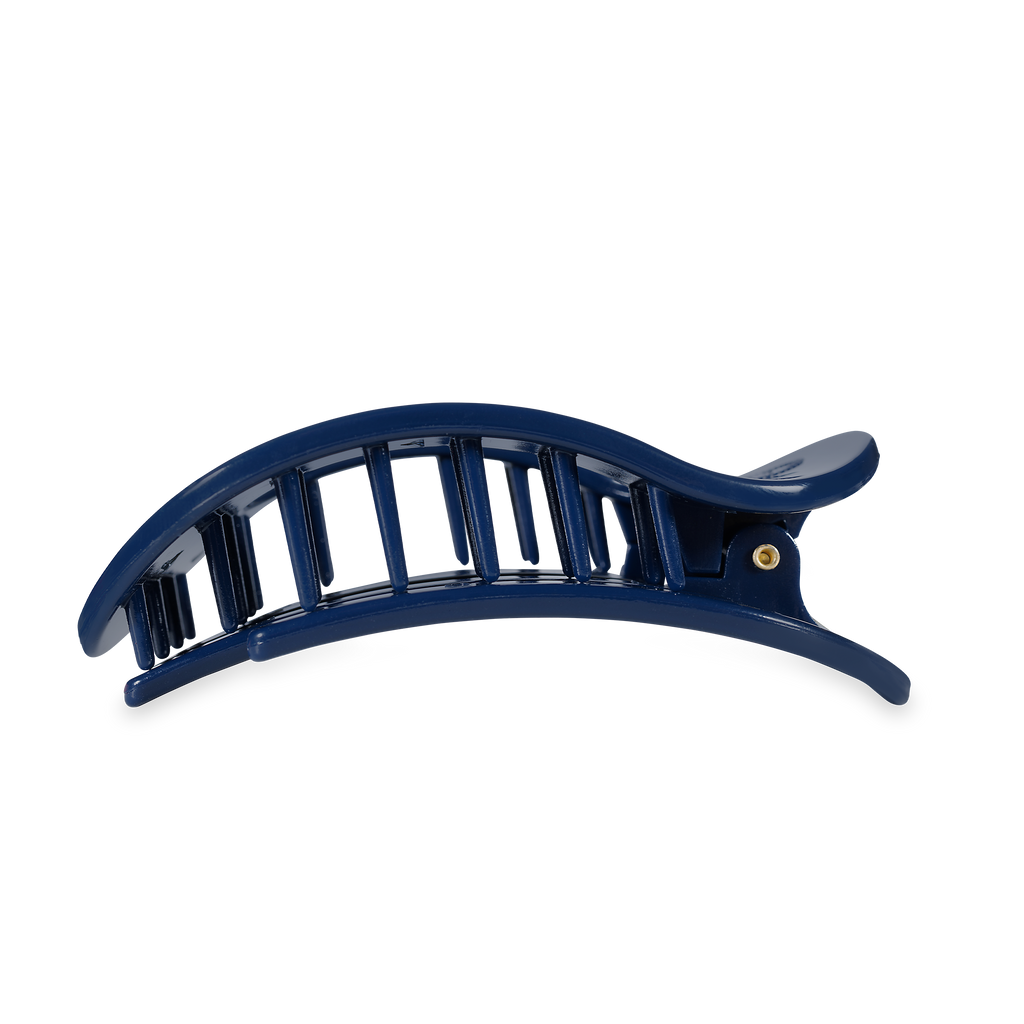 Flat Round Hair Clip | Large | Atlanta Braves