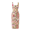 Floral Embroidered Midi Dress