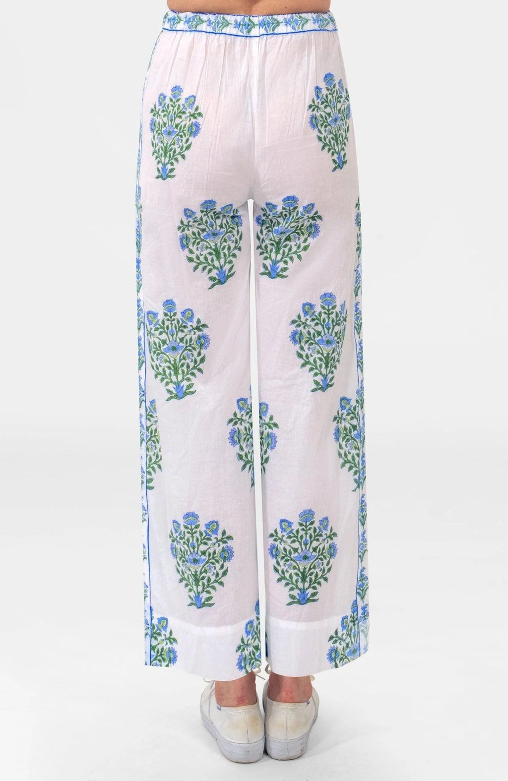 Crinkle Dimple Effortless Pants- Green