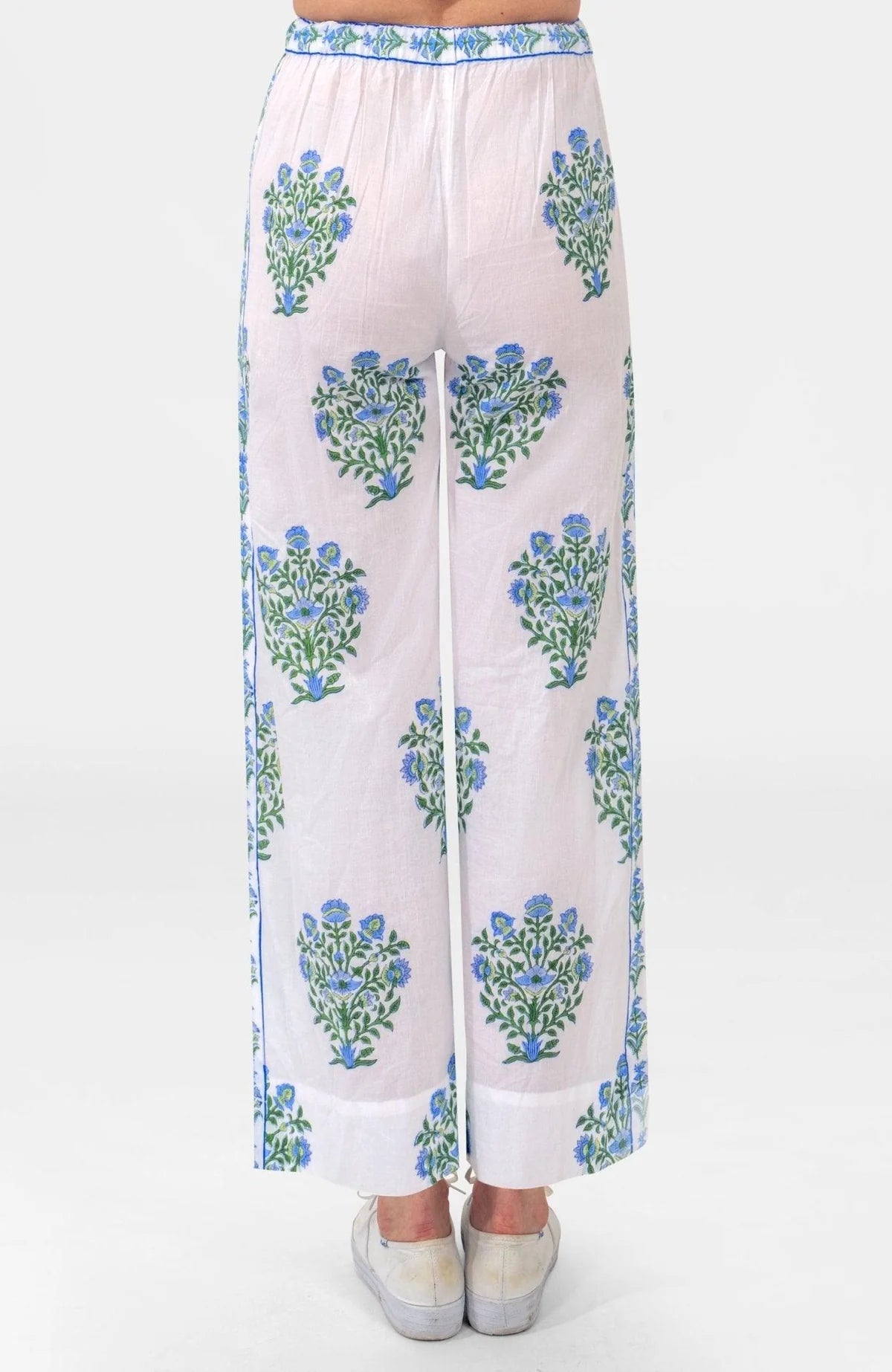 Crinkle Dimple Effortless Pants- Green