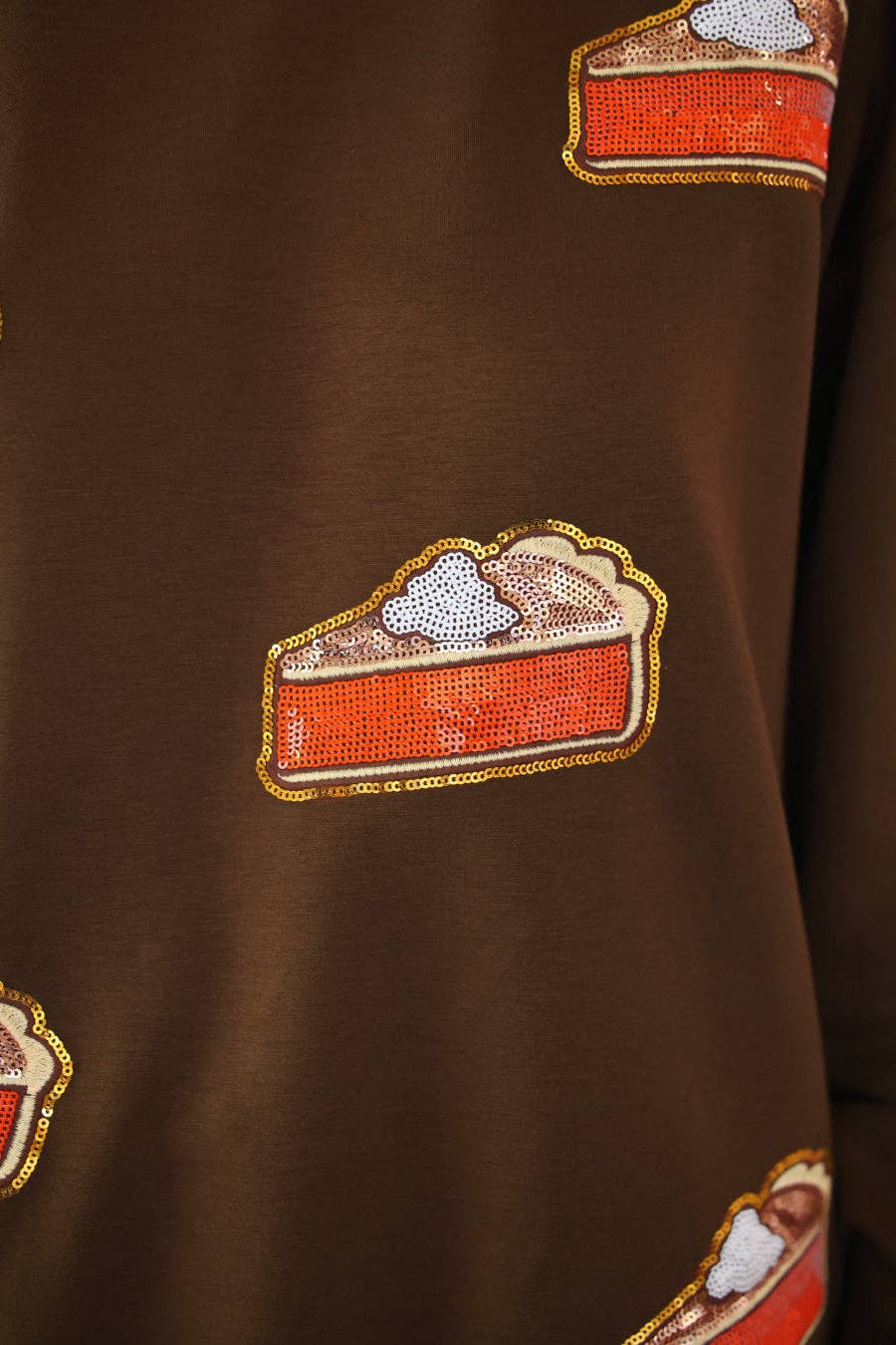 Sweet As Pumpkin Pie Luxe Pullover- Brown