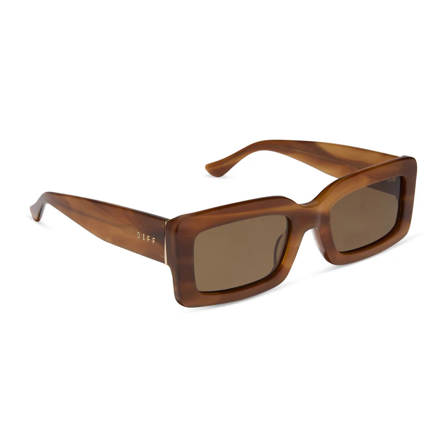 Indy Polarized Sunglasses- Tortoise + Brown