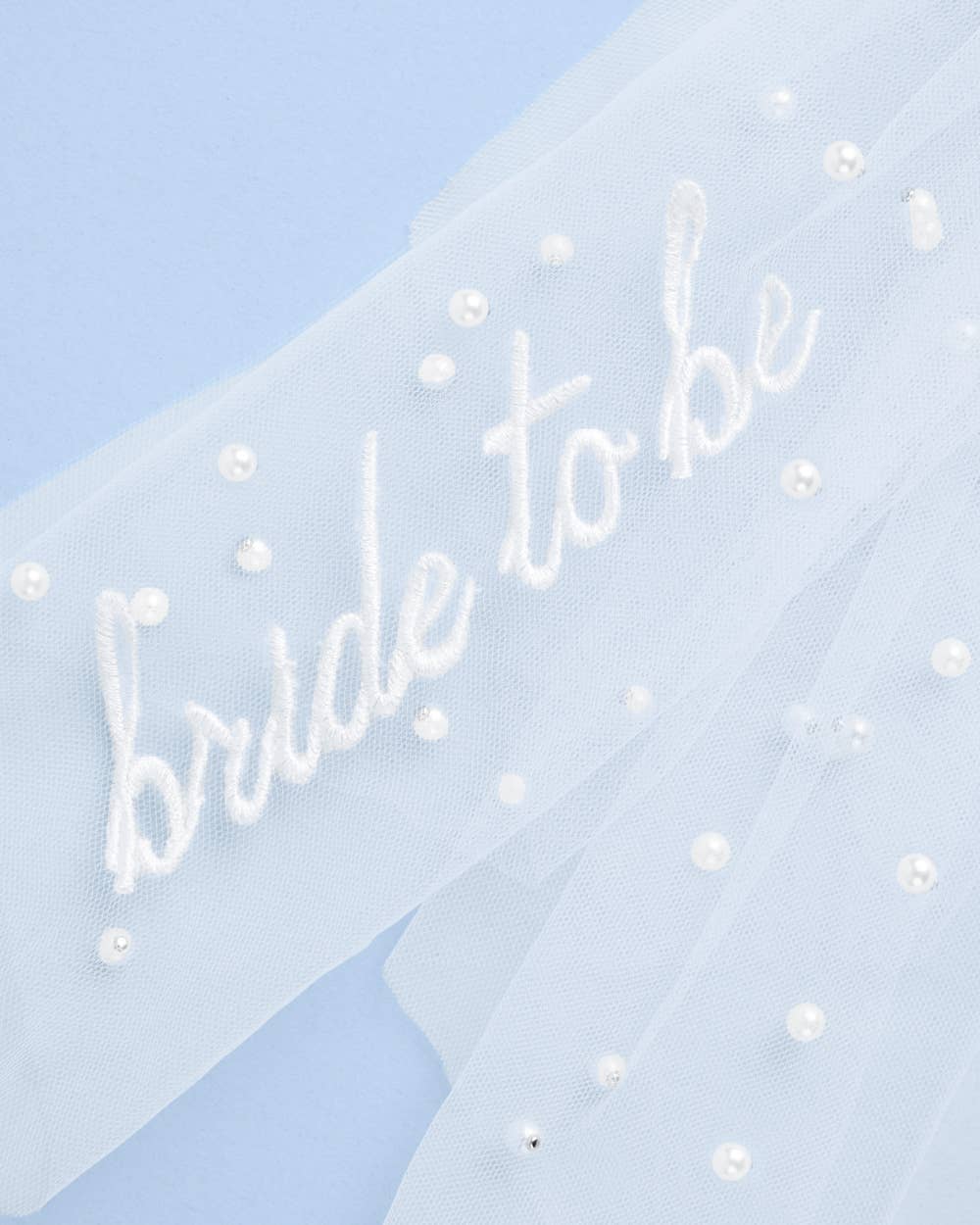 Bride to Be Pearl Hair Bow