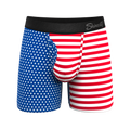 The Ellis Island | USA Flag Ball Hammock® Pouch Underwear With Fly