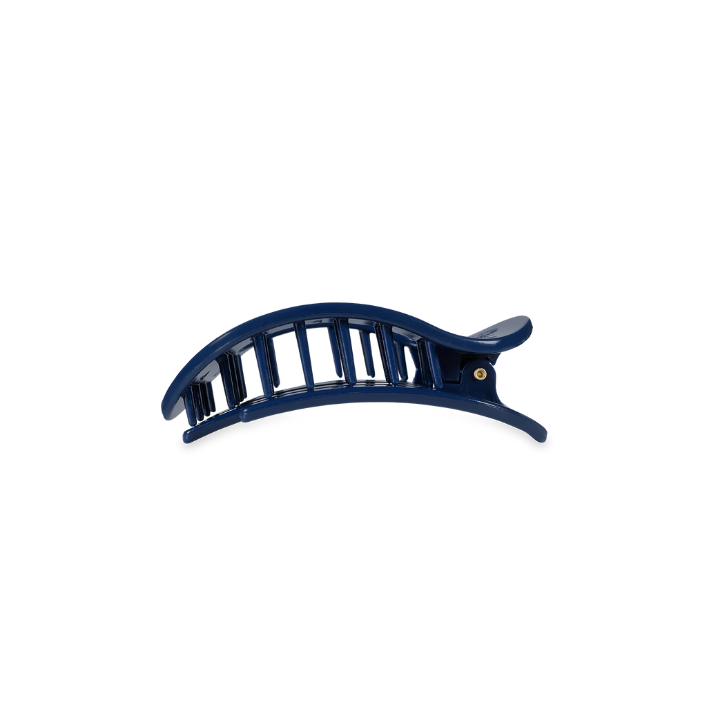 Flat Round Hair Clip | Small | Atlanta Braves
