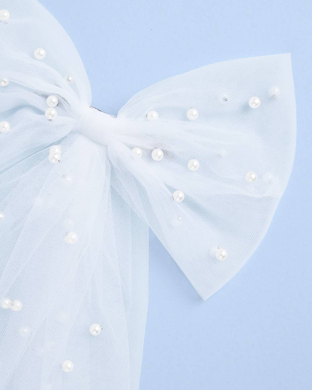 Bride to Be Pearl Hair Bow