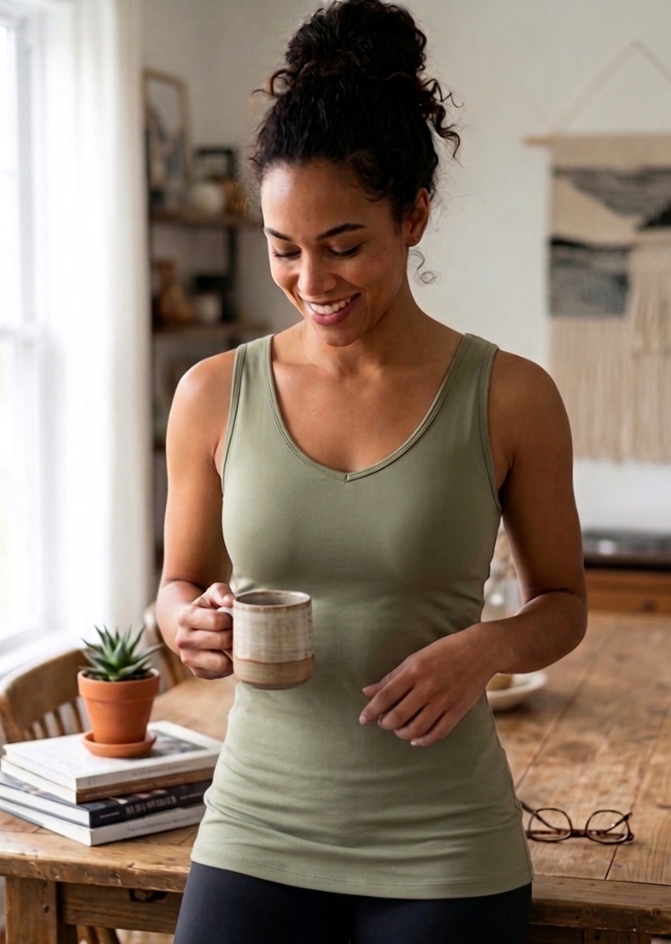 Reversible Regular Tank- Green