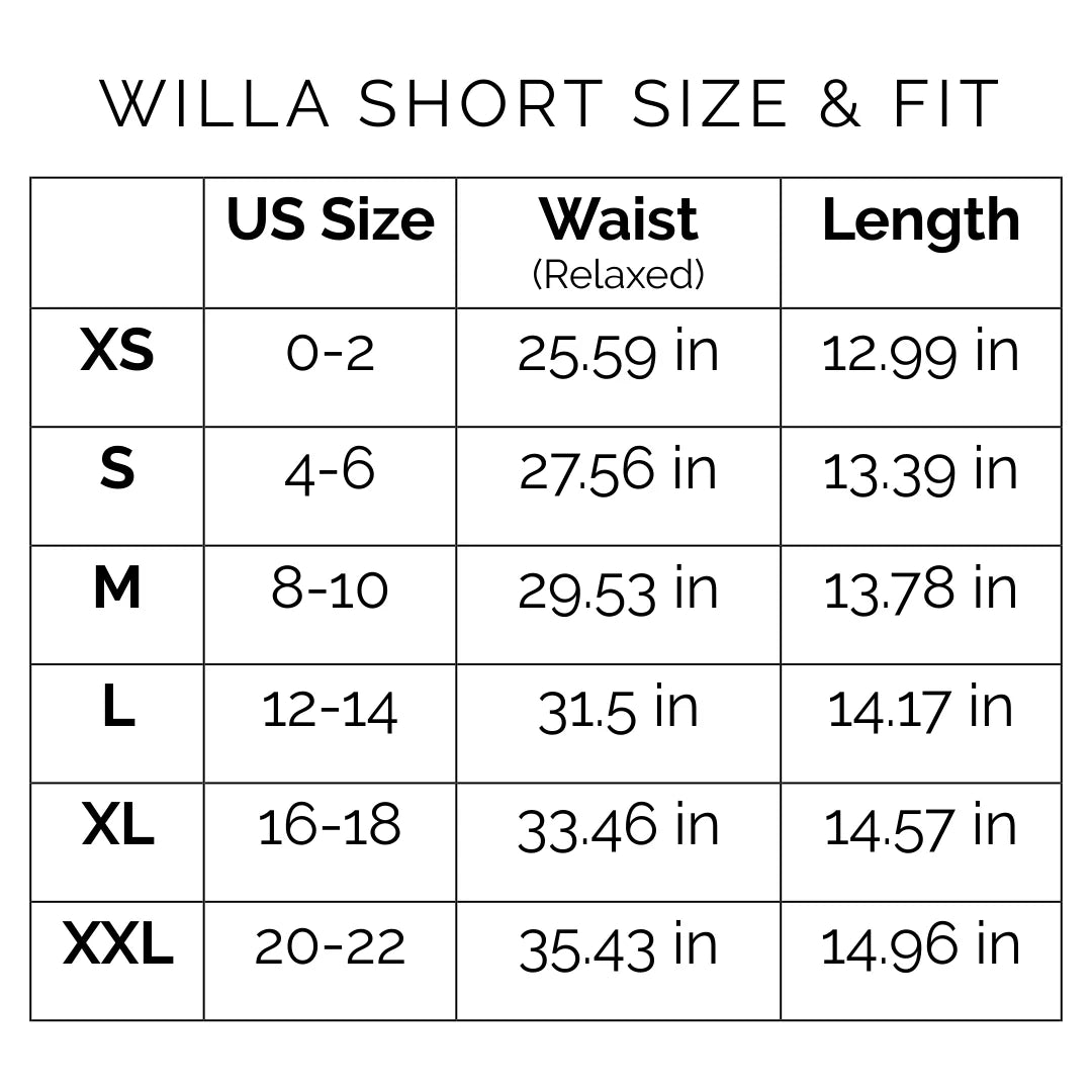 Painted Gingham Willa Short- Green