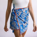 Mermaid Marina Mini Sarong- Blue