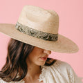 Olive Bandana Palm Hat- Green