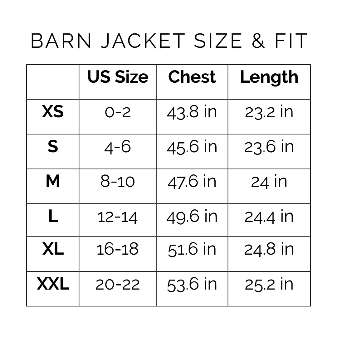 Vintage Stripe Barn Jacket- Cream