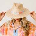 Pastel Kandy Crochet Palm Hat