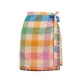 Rainbow Plaid Marina Sarong